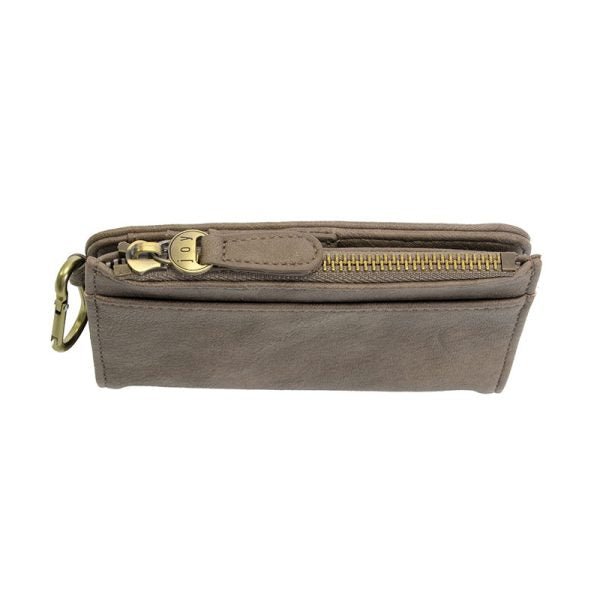 L8213-17-c-600x600-1.jpg Dark Taupe Bobbie Bifold Wallet w Carabiner