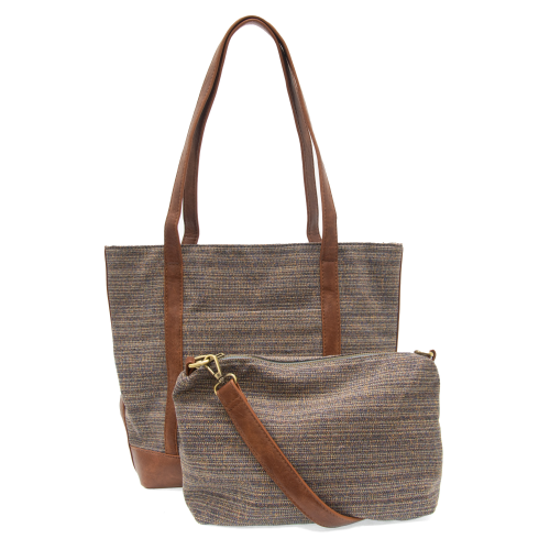 download_82972f2c-47a9-409c-9eeb-ea11022de964.png Dusty Blue Tia Tweed Front-Pocket Tote